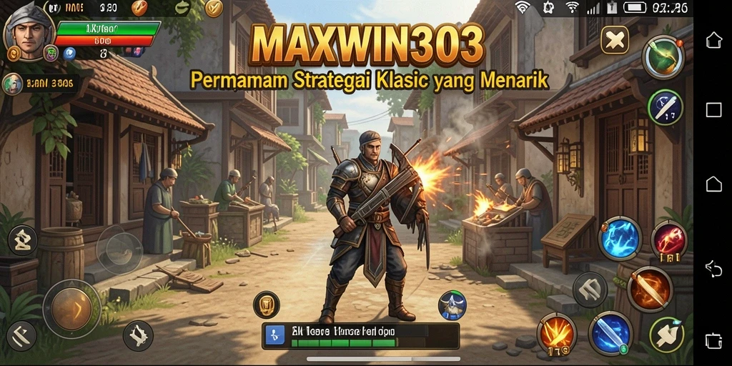 Tampilan gameplay dinamis dari MAXWIN303 yang menantang dan menarik.