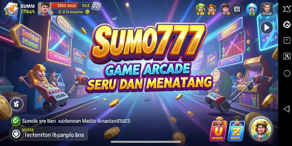 Screenshot utama <strong>SUMO777</strong> menampilkan aksi seru dalam permainan Arcade.